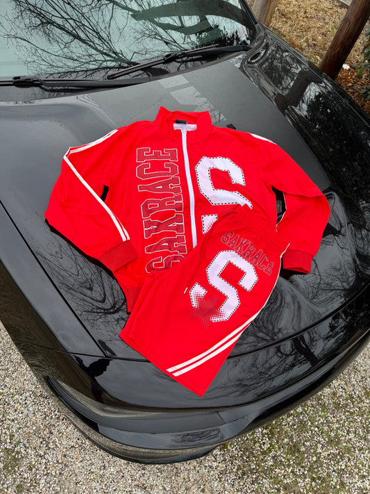 Red Sakrace Windbreaker Set