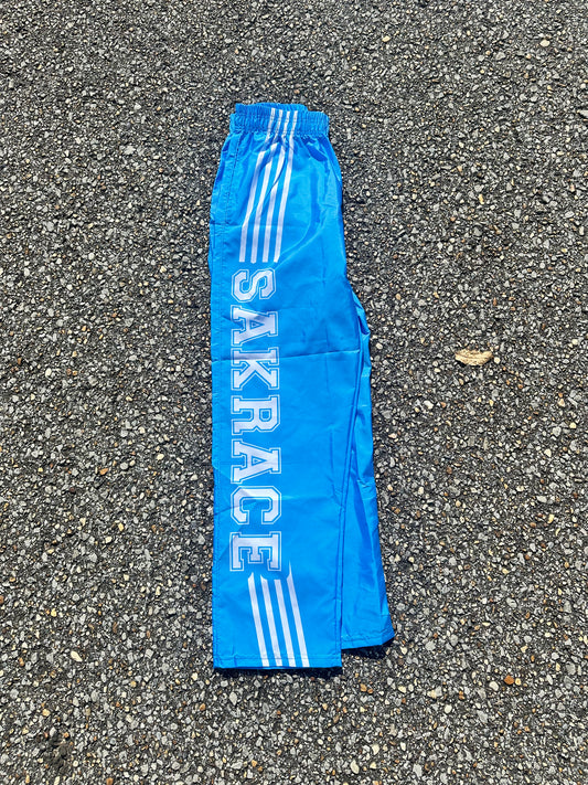 Sakrace Track Pants Blue/White