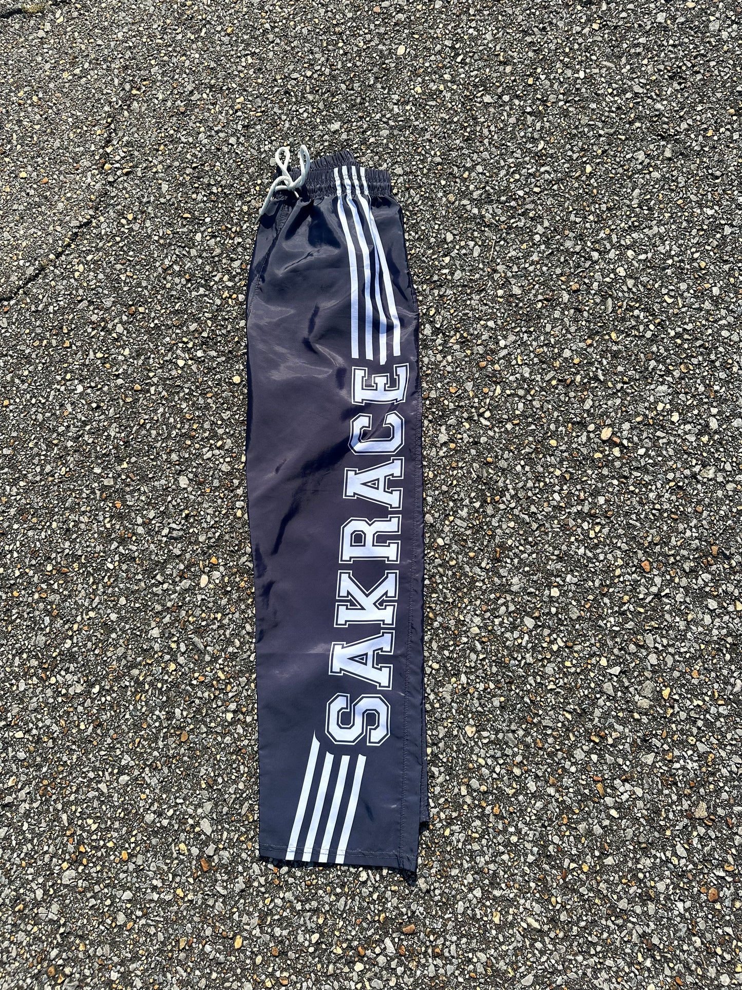 Sakrace Track Pants Grey/White