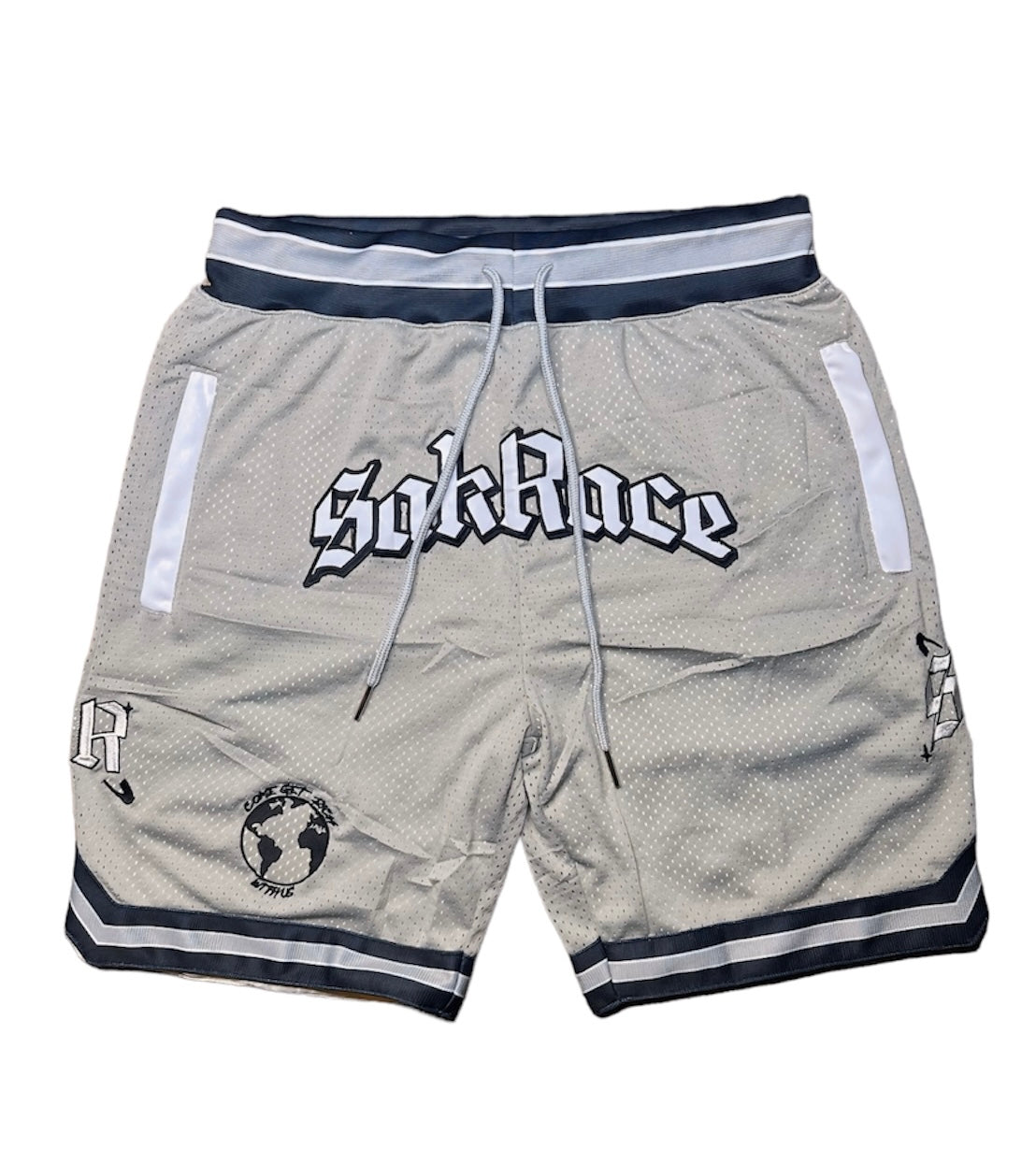 Sakrace Varsity Shorts Grey