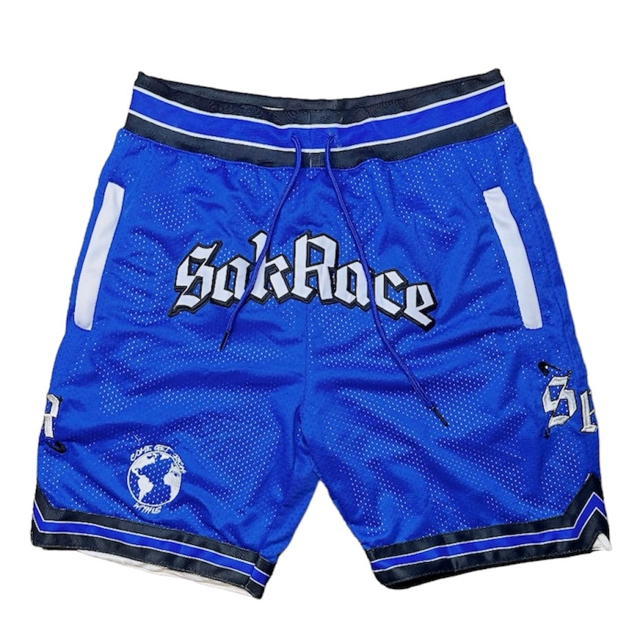 Sakrace Varsity Shorts Blue