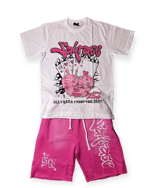 Gamblers Club Set Pink (Shirt)